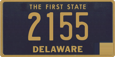 DE license plate 2155