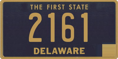 DE license plate 2161