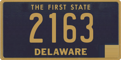 DE license plate 2163