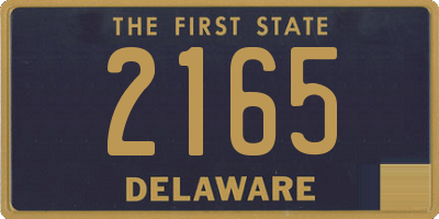 DE license plate 2165