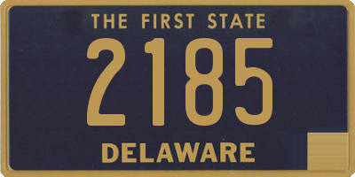 DE license plate 2185