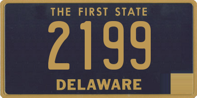 DE license plate 2199