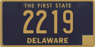DE license plate 2219