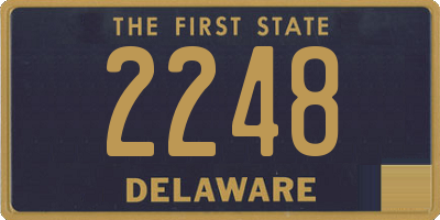 DE license plate 2248
