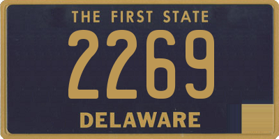 DE license plate 2269