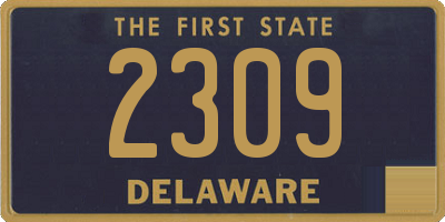 DE license plate 2309