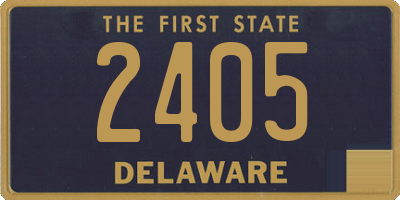 DE license plate 2405