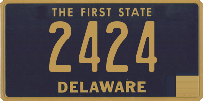 DE license plate 2424