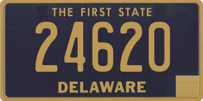 DE license plate 24620
