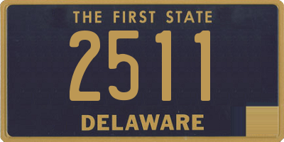 DE license plate 2511
