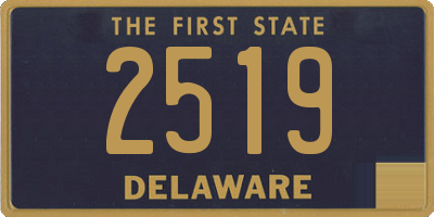 DE license plate 2519