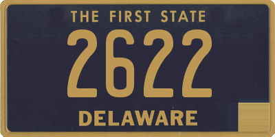 DE license plate 2622