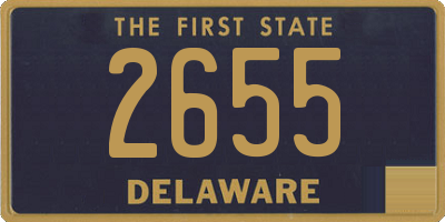 DE license plate 2655