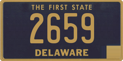 DE license plate 2659