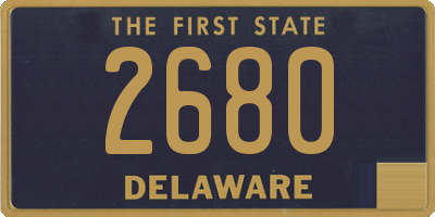 DE license plate 2680
