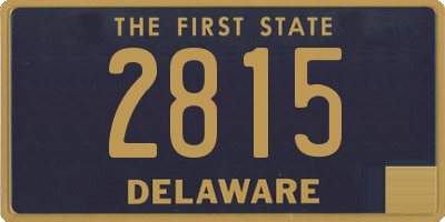 DE license plate 2815