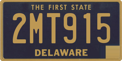 DE license plate 2MT915