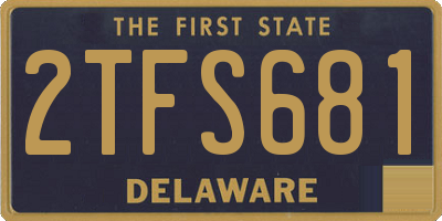 DE license plate 2TFS681