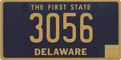 DE license plate 3056
