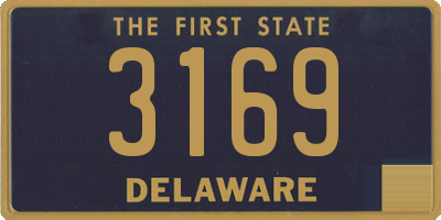 DE license plate 3169