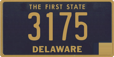 DE license plate 3175