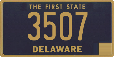 DE license plate 3507