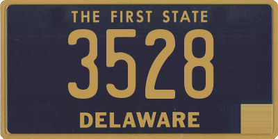 DE license plate 3528