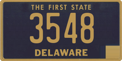 DE license plate 3548