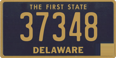 DE license plate 37348