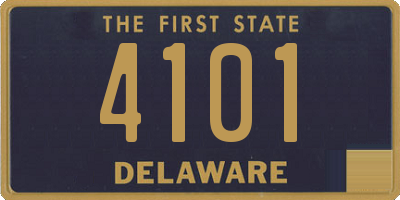 DE license plate 4101
