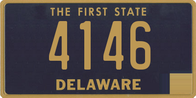 DE license plate 4146