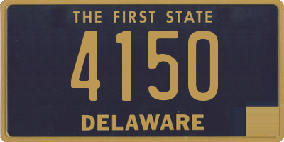 DE license plate 4150