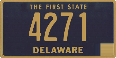 DE license plate 4271