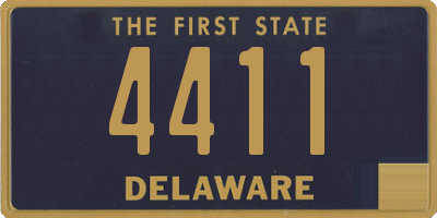 DE license plate 4411