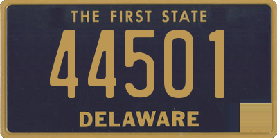 DE license plate 44501