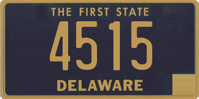 DE license plate 4515