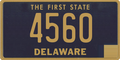 DE license plate 4560