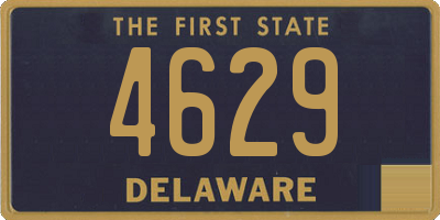 DE license plate 4629
