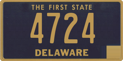 DE license plate 4724