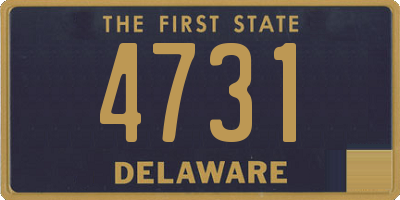 DE license plate 4731