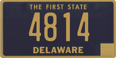 DE license plate 4814