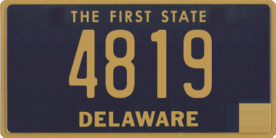 DE license plate 4819