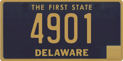 DE license plate 4901