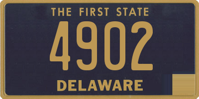 DE license plate 4902