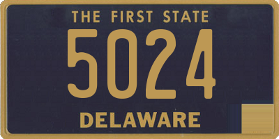 DE license plate 5024