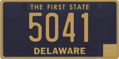 DE license plate 5041