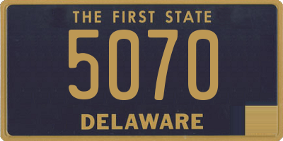 DE license plate 5070