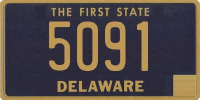DE license plate 5091