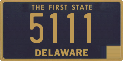 DE license plate 5111