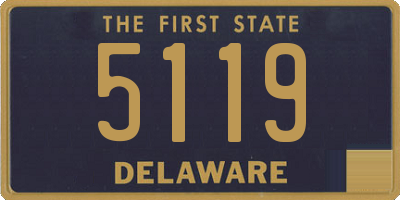 DE license plate 5119